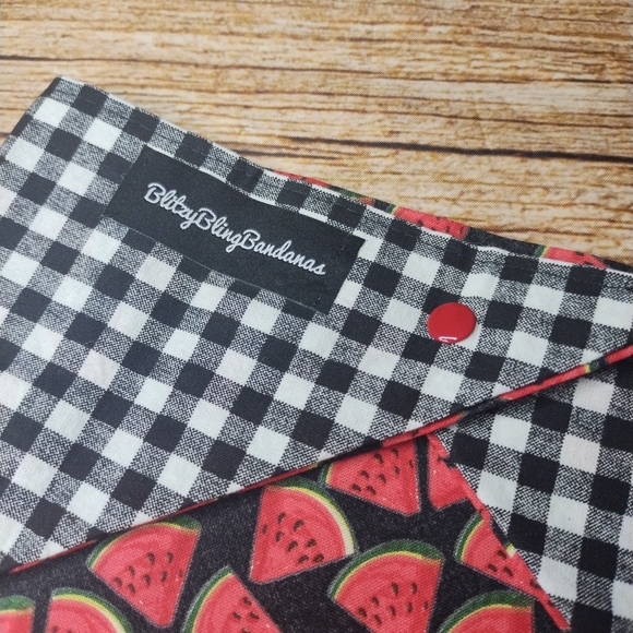 Watermelon Sweetness-Medium Dog Bandana - Picture 3 of 5